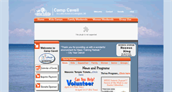 Desktop Screenshot of campcavell.org